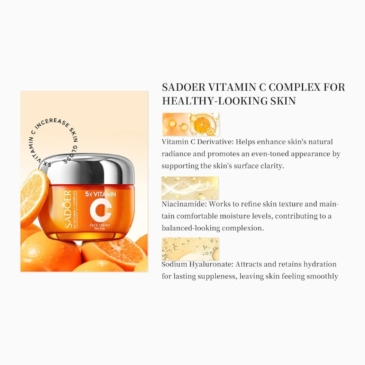 SADOER Vitamin C Brightening Face Cream – Niacinamide Infused for Revitalize Your Skin 11 SADOER Vitamin C Brightening Face Cream – Niacinamide Infused for Revitalize Your Skin - Image 6
