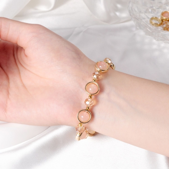 ST.KUNKKA Elegant Crystal Beaded Fashionable Bracelet for Women - SHOPPE.LK