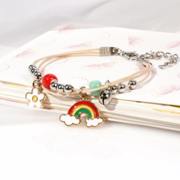 ST.KUNKKA Cute Fruit Ins Adjustable Cartoon Bracelet for Women - Image 5