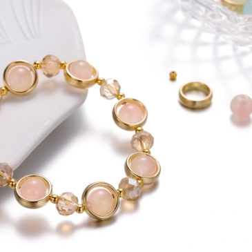 ST.KUNKKA Elegant Crystal Beaded Fashionable Bracelet for Women - Image 5